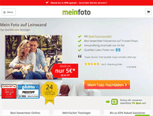 Tablet Screenshot of meinfoto.de